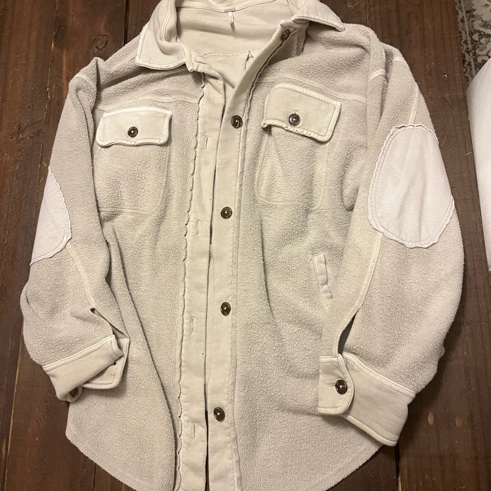 - Free People Ruby Jacket in Stone